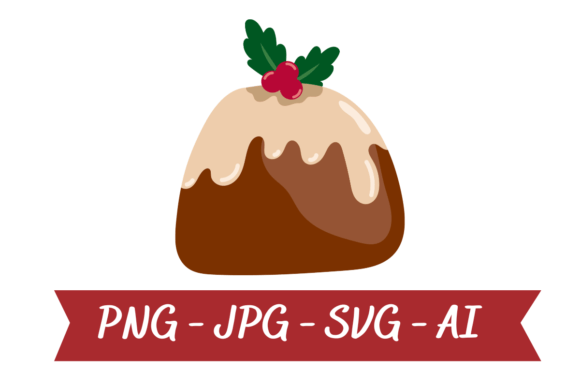 Christmas Cake Clipart Graphics and Illustrations Review