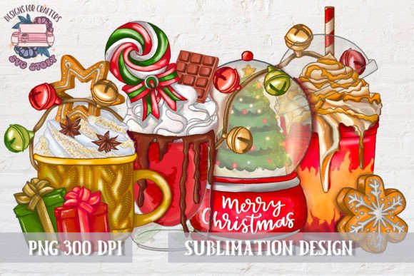 Christmas Coffee PNG: Graphics & Illustrations Review