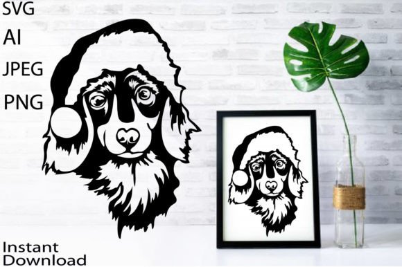 Christmas Dachshund SVG: Graphics & Illustrations Review