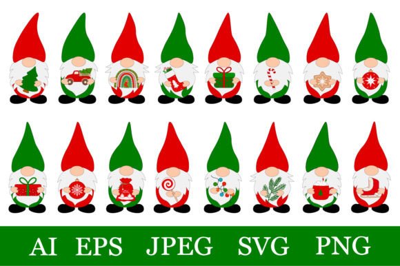 Christmas Gnome Bundle SVG: Graphics & Illustrations Review
