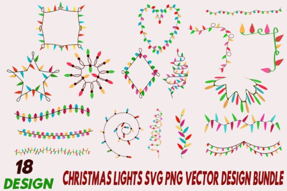 Christmas Light SVG Cut Files Design Review