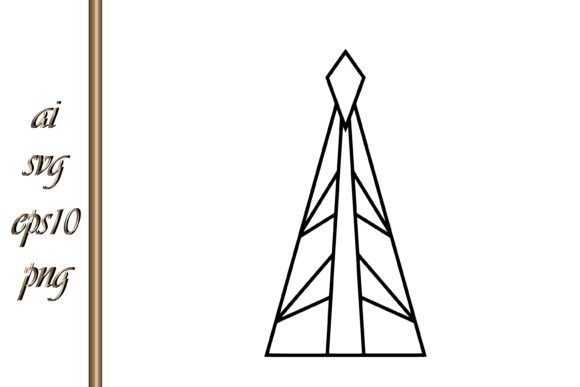 Christmas Tree Xmas Sketch Vector: Graphics & Illustrations