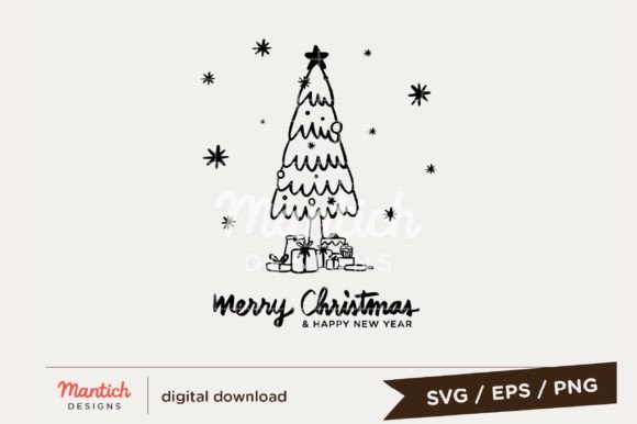 Hand Draw Christmas Tree Doodle: An Embroidery Review