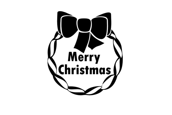 Merry Christmas Krust Black: Graphics & Illustrations