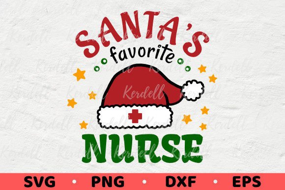 Santa's Favorite Nurse Graphics & Illustrations Review