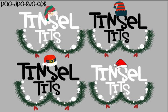 Tinsel Tits Collection: Christmas Graphics & Illustrations